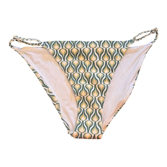 Onia Hannah Bikini Bottom in Deep Sea Flame Geo Print NWT - Picture 2 of 7